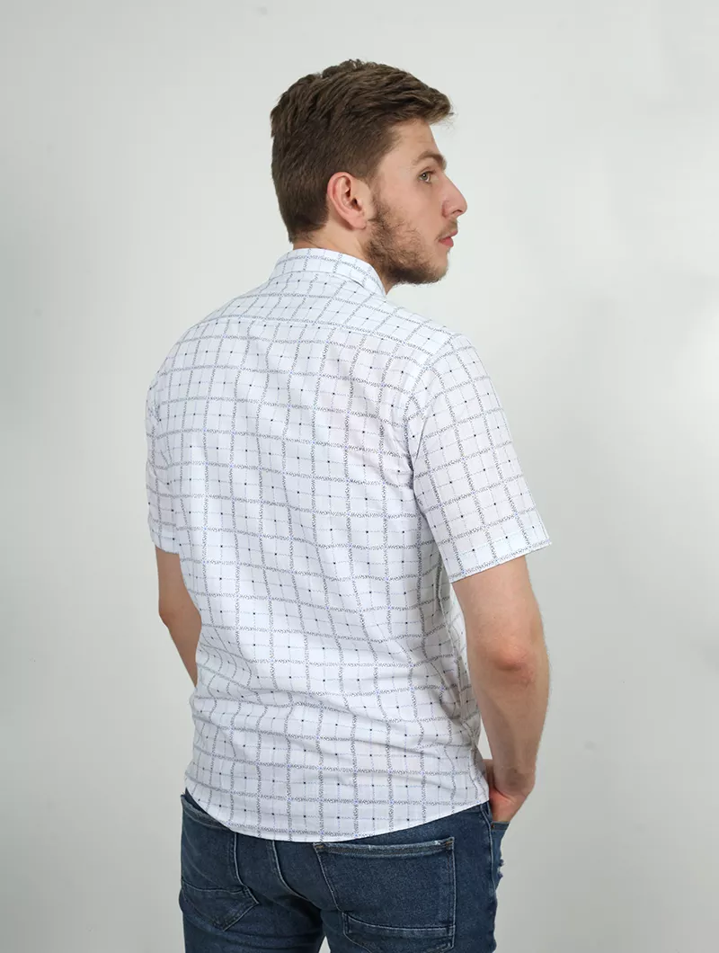 Chemise regular à carreaux